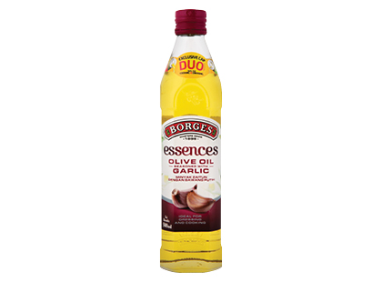 Ypač grynas alyvuogių aliejus BORGES su česnakais*