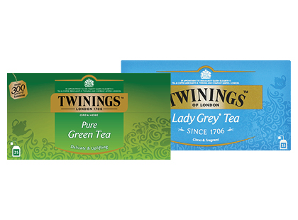 Žalioji; juodoji arbata TWININGS*
