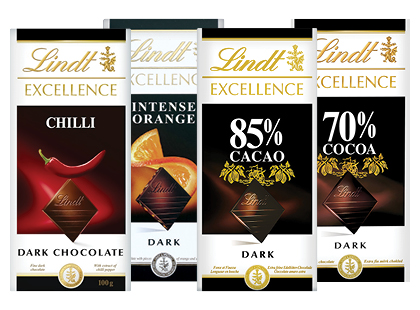Juodasis šokoladas LINDT EXCELLENCE*