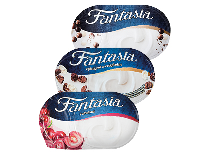 Valgomasis jogurtas FANTASIA*, 4 rūšių, 5,3–8,4 % rieb.