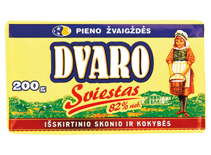 Saldžios grietinėlės DVARO sviestas*