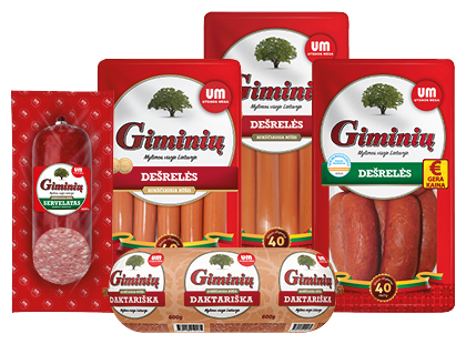 UTENOS MĖSOS GIMINIŲ linijai*