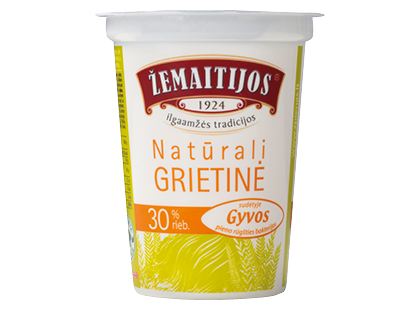 Natūrali ŽEMAITIJOS grietinė*
