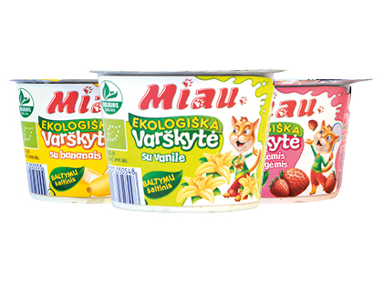 Ekologiška varškytė MIAU*, 3 rūšių