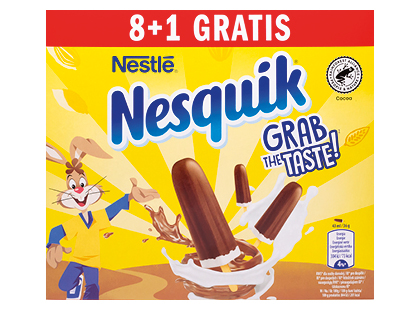 Valgomieji ledai ant pagaliuko NESQUIK NESTLÉ*