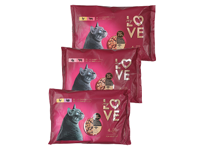 Visavertis konservuotas suaugusių kačių ėdalas MY LOVE*