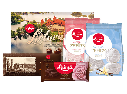 Šokolado plytelėms, zefyrams ir saldainiams LAIMA*