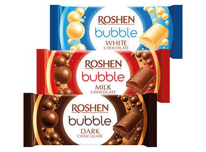 Akytasis šokoladas ROSHEN BUBBLE*
