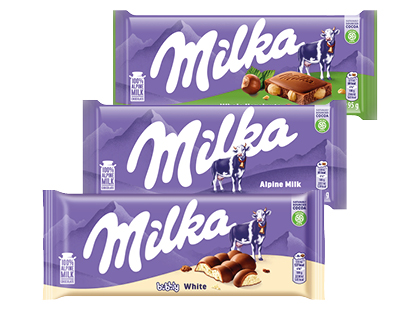 Pieninis šokoladas MILKA*