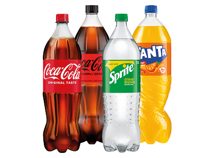 Gazuotas gėrimas COCA-COLA; COCA-COLA ZERO; SPRITE; FANTA*