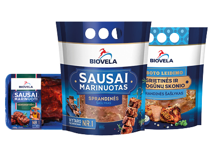 BIOVELOS sausai marinuotiems kiaulienos kepsneliams