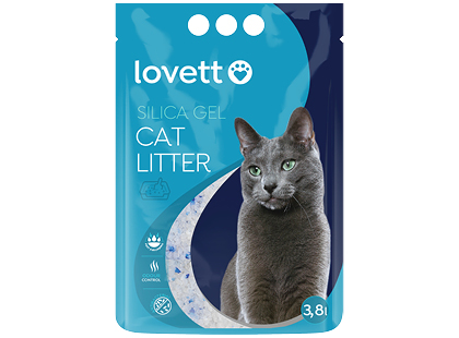 Silikagelio kraikas katėms LOVETT*
