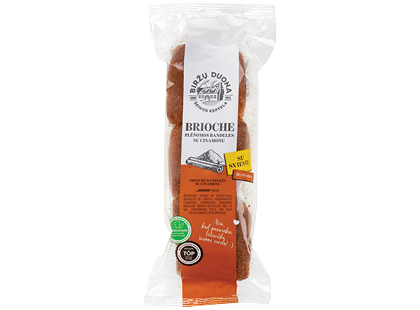 BIRŽŲ DUONOS plėšomosios bandelės su cinamonu BRIOCHE*