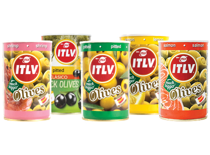 Konservuotoms alyvuogėms ITLV*