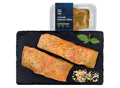 Lašišų filė medaus ir garstyčių marinate WELL DONE*