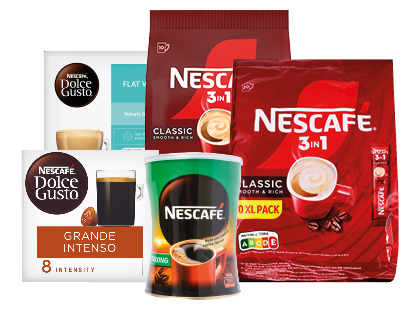 Tirpiajai kavai ir kavos mišiniams NESCAFÉ*