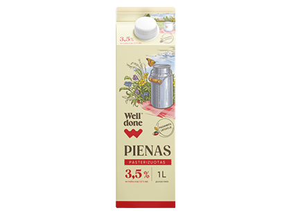 Pienas WELL DONE*