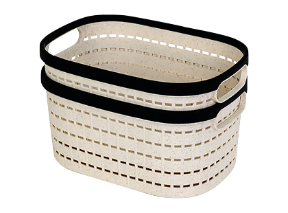 Plastikinių krepšių rinkinys HOME EXPERT*, 3 rūšių, 24 × 17 × 12 cm