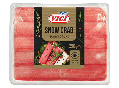 Atšaldytų snieginių krabų skonio lazdelės VIČI iš surimio*