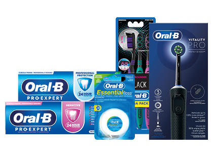 Burnos priežiūros priemonėms ORAL-B*