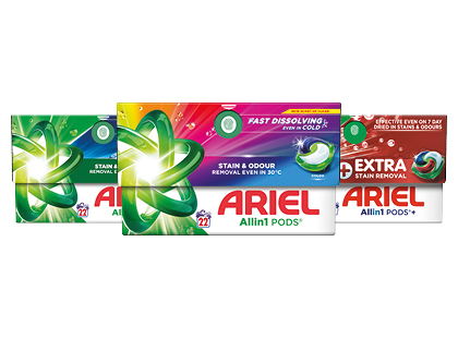 Skalbiamosios kapsulės ARIEL*