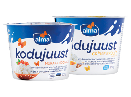 Grūdėtoji varškė ALMA*, 2 rūšių