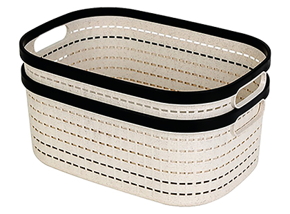 Plastikinių krepšių rinkinys HOME EXPERT*, 3 rūšių, 36,5 × 26 × 15 cm