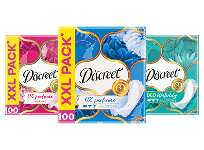 Higieniniai įklotai DISCREET*