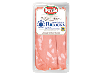 Virta pjaustyta dešra MORTADELLA BOLOGNA BERETTA*