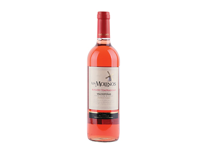 Raudonasis sausas vynas LOS MOLINOS ROSADO TEMPRANILLO su SGN