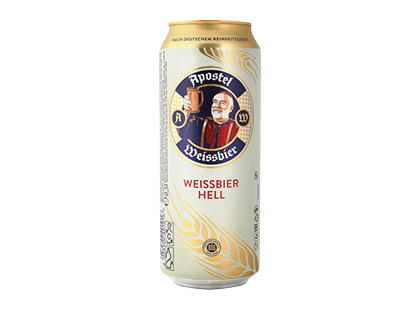Kvietinis alus APOSTEL WEISSBIER HELL