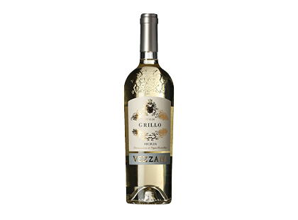 Baltasis sausas vynas VEZZANI GRILLO SICILIA DOC