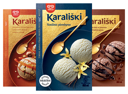 Valgomieji KARALIŠKI ledai*