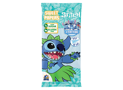 Vanilės ir braškių skonio valgomasis vaflinis popierius STITCH*