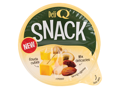 Gaudos kubeliai su riešutais DELI Q SNACK*