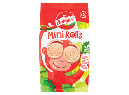 Lydytas sūris BABYBEL MINI ROLLS*, 38 % rieb. s. m.