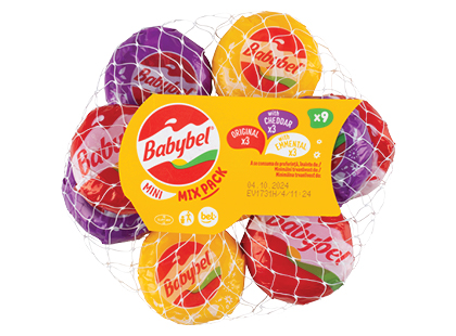 Lydytas sūris MINI BABYBEL MIX*, 45–48 % rieb. s. m.