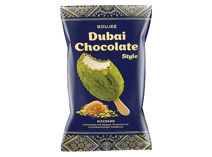 Valgomieji Dubajaus šokolado stiliaus ledai ant pagaliuko BOUJEE*