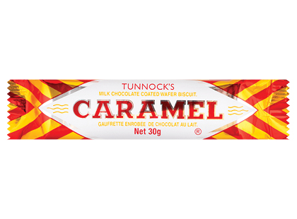 Vaflinis batonėlis su karamelės įdaru TUNNOCK’S*