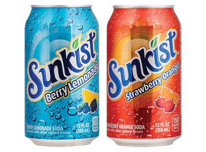 Gazuotas gaivusis gėrimas SUNKIST*