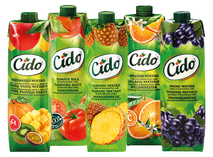 Sultims, sulčių gėrimams ir nektarams CIDO*
