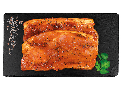 Atšaldyta marinuota kiaulienos mentė pipirų marinate*