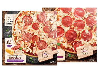 Šaldyta pica SPECIALE; SALAMI WELL DONE*
