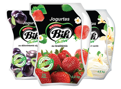 ROKIŠKIO geriamasis jogurtas BIFI ACTIVE*