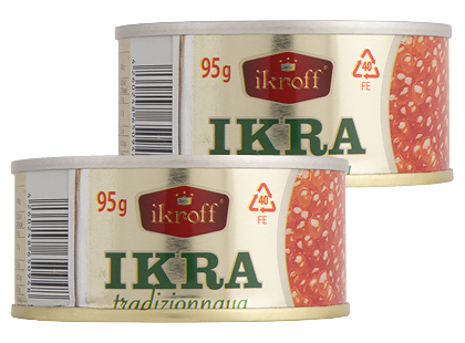 Lašišinių žuvų raudonieji ikrai IKROFF*