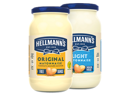 Majonezas HELLMANN’S ORIGINAL; LIGHT*, 2 rūšių