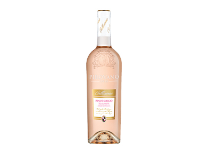 Rausvasis sausas vynas PIROVANO PINOT GRIGIO su SKVN