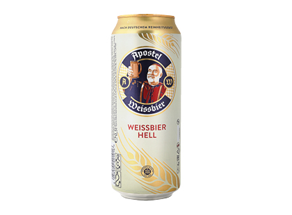 Kvietinis alus APOSTEL WEISSBIER HELL