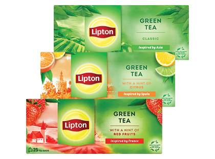 Žalioji arbata LIPTON*, 3 rūšių