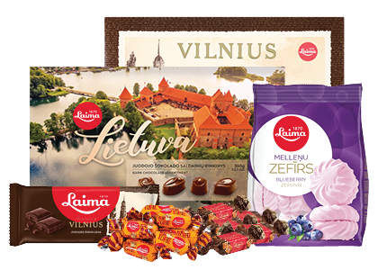 Šokolado plytelėms, zefyrams ir saldainiams LAIMA*